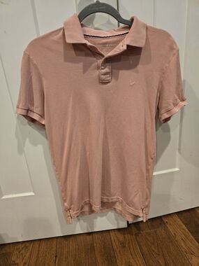 American Eagle Outfitters Men's Dusty Rose Polo